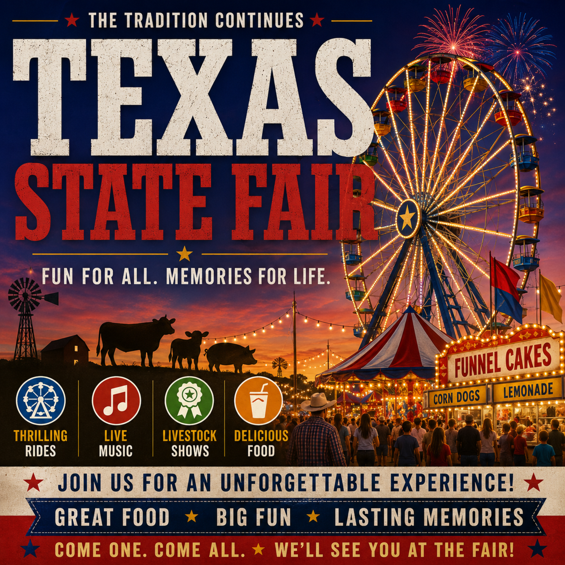 Texas Fair & Festival Celebration Photo