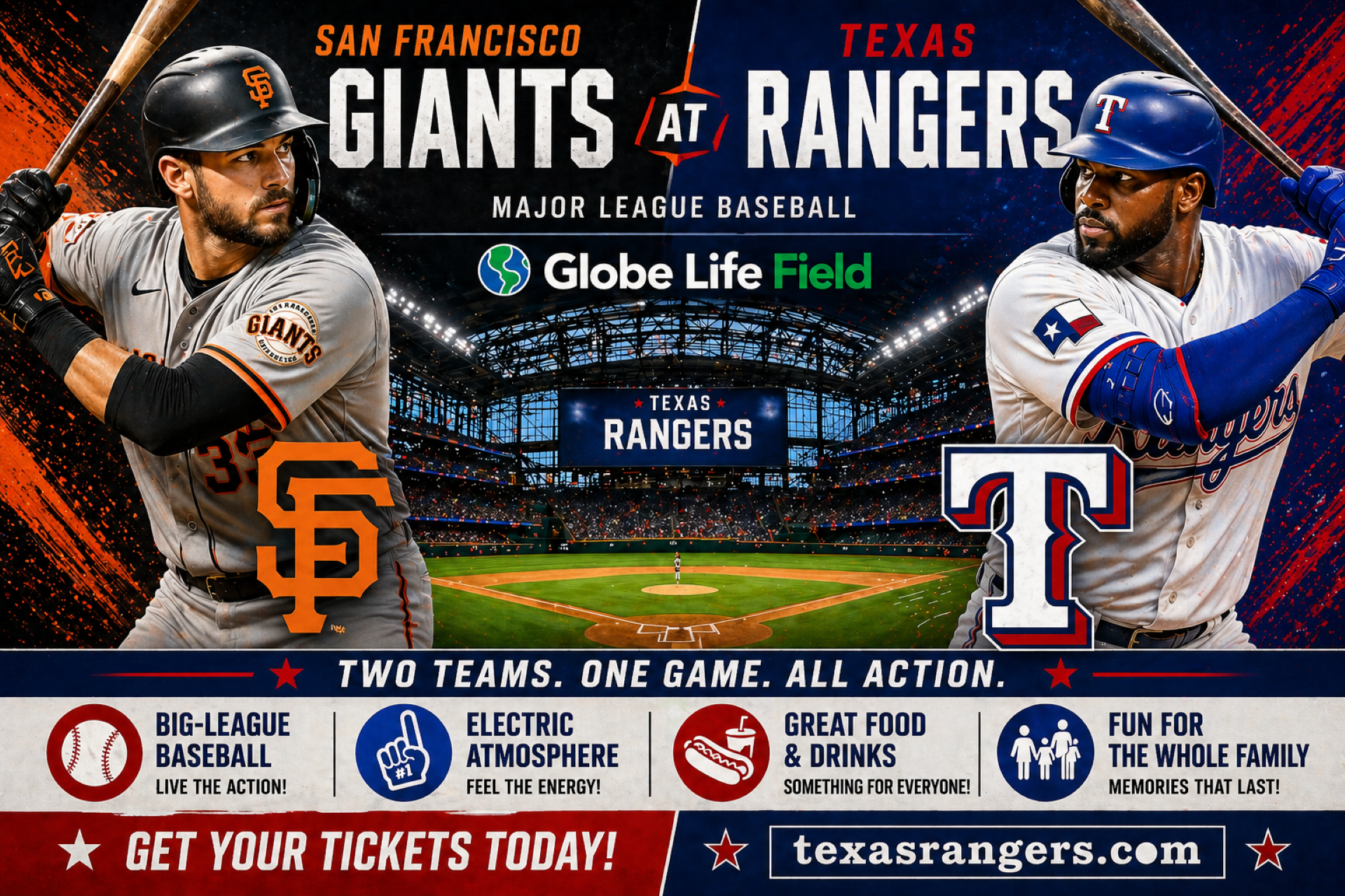 San Francisco Giants at Texas Rangers Photo