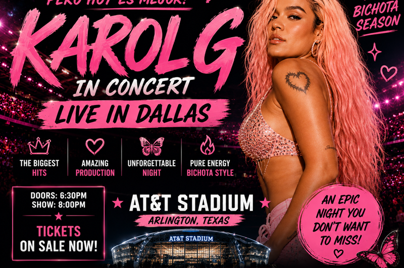 Karol G Concert AT&T Stadium Photo