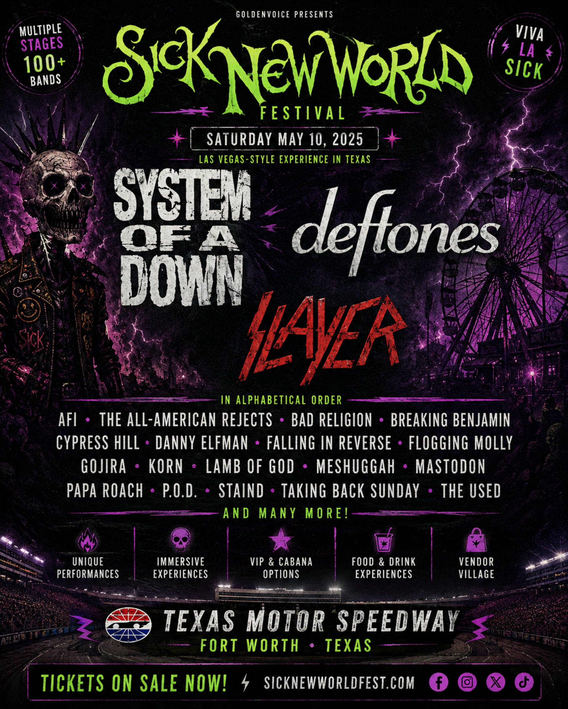 Sick New World Festival: System of a down, Deftones & Slayer Photo