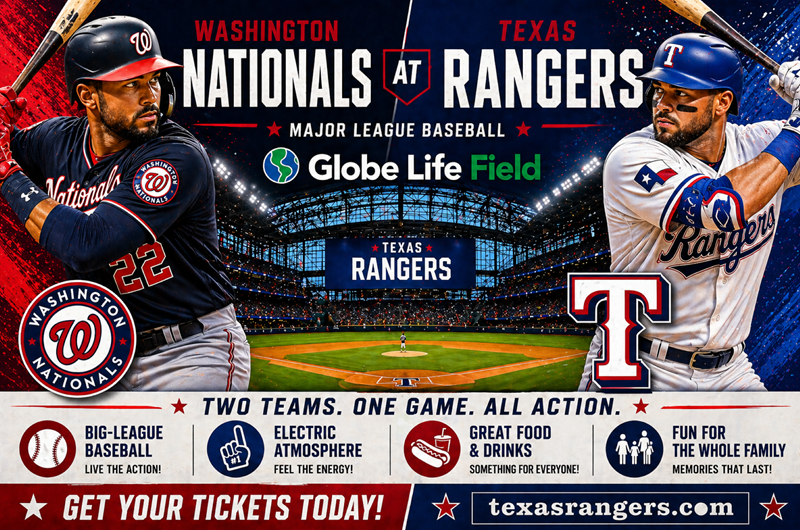 Washington Nationals at Texas Rangers Photo