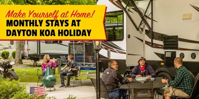 Make Yourself at Home: Monthly Stays at Dayton KOA Holiday
