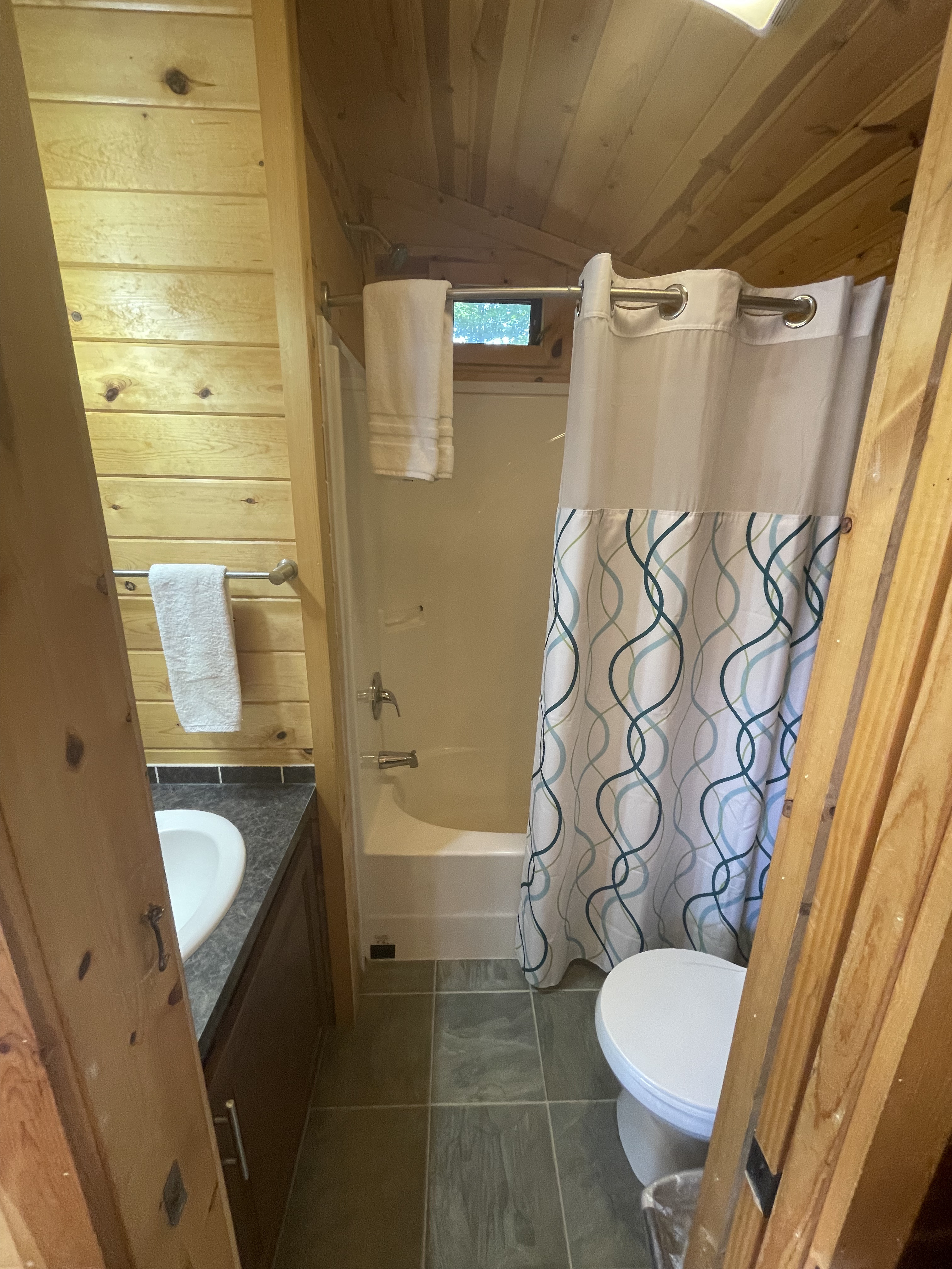 Deluxe Cabin Bathroom