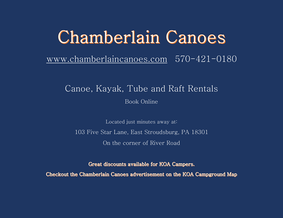 Chamberlain Canoes - Canoes, Kayaks, Tubes, Rafts
