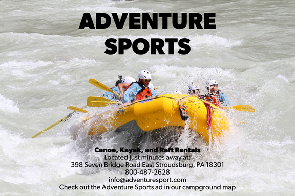 Adventure Sports - Canoe, Kayak, Raft on the Delaware River