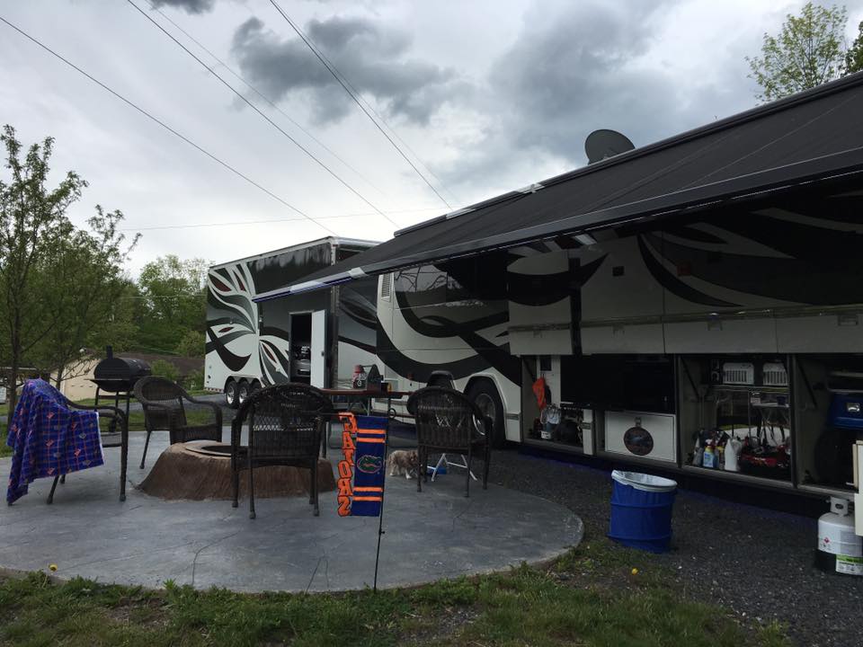 Some of these deluxe Patio sites are longer than 85 feet!