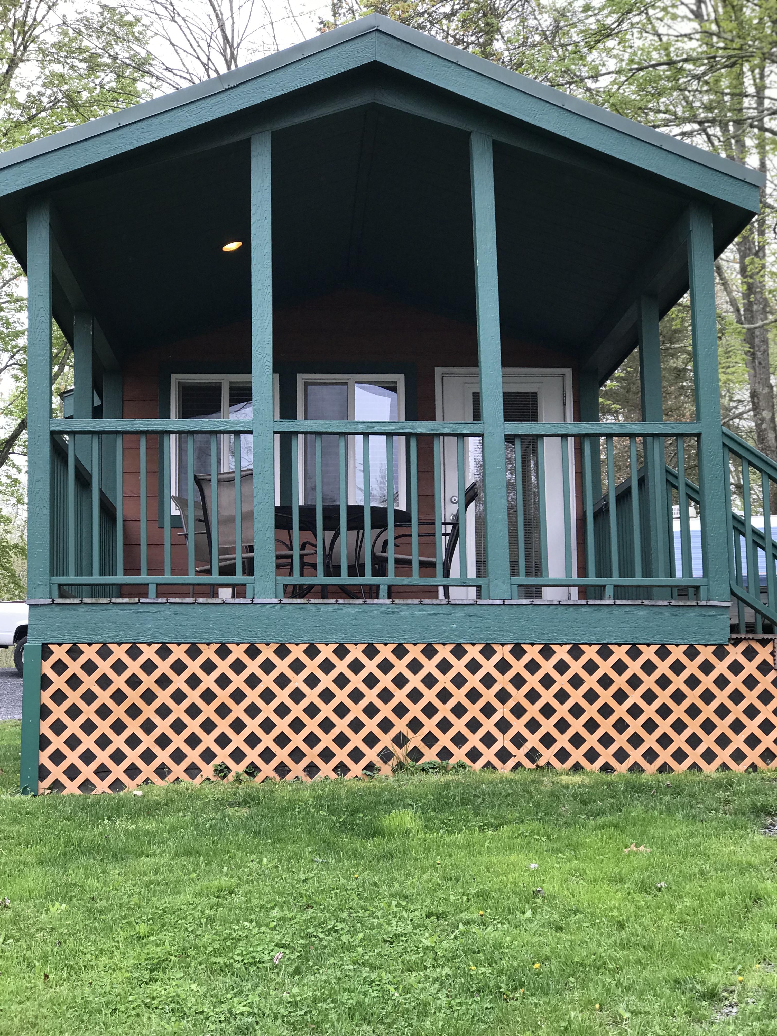 Pet-friendly cabins allow campers to experience thier vacation with their whole family