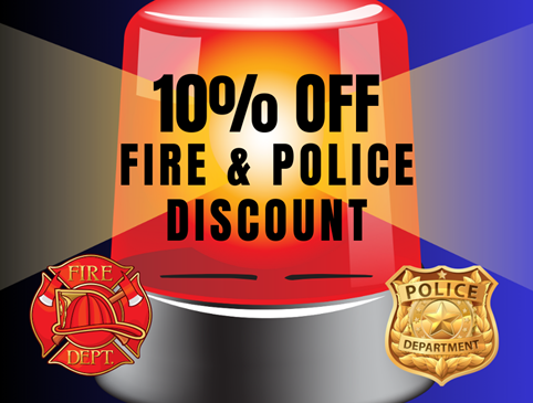 10% FIRE/POLICE Photo