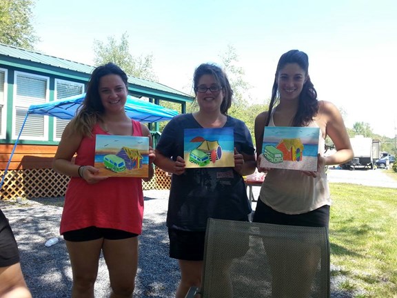Crafts and activities for the enjoyment of older teens and adults are always a hit!