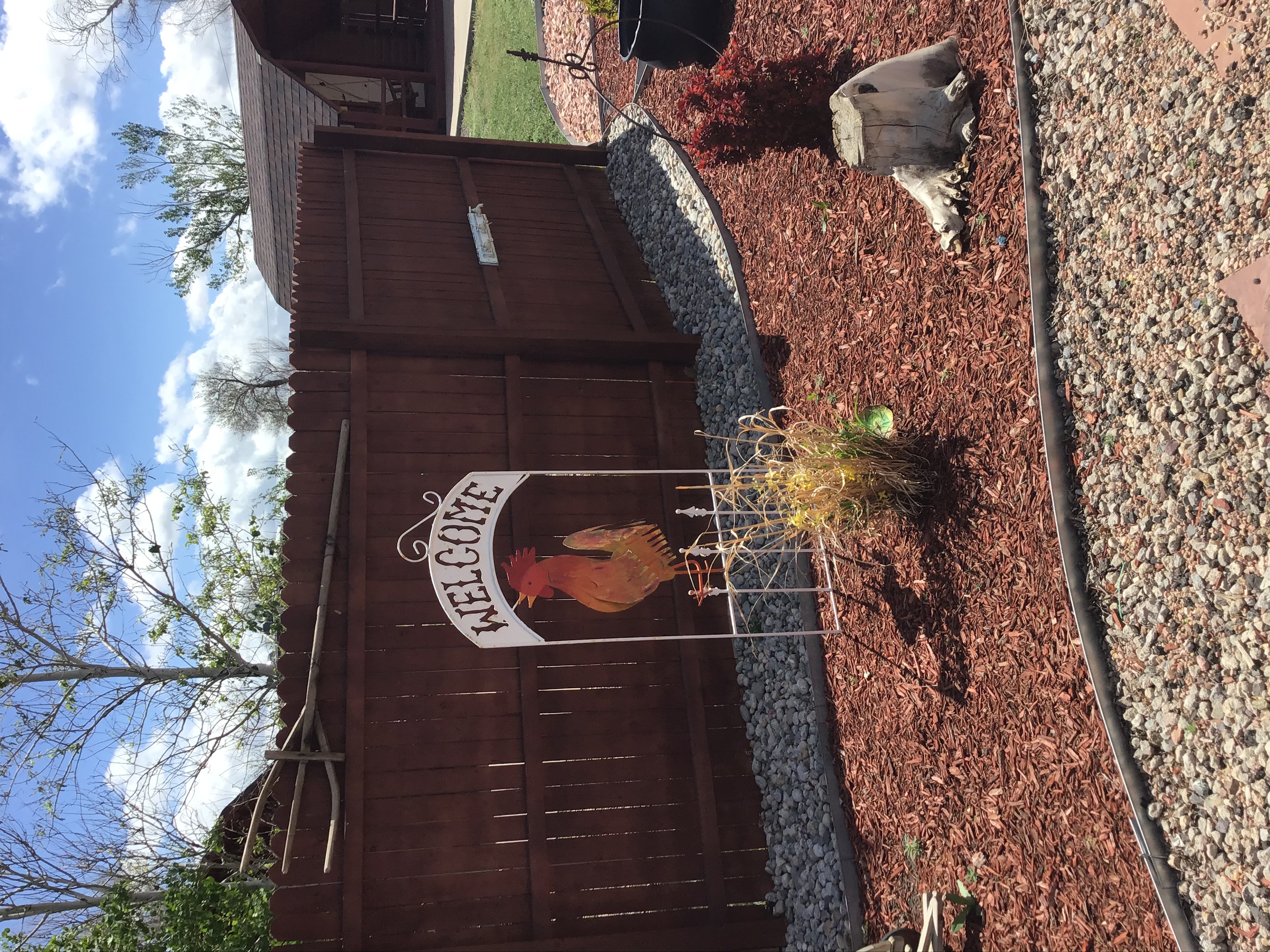 Garden art - Outdoor Western Wagon