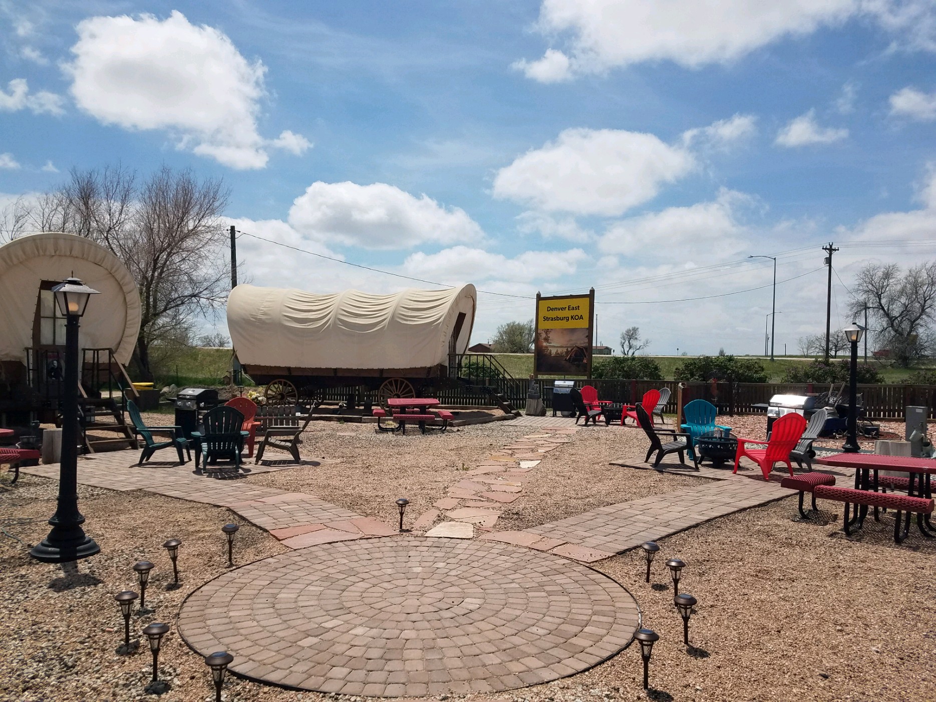 Wagon walk way