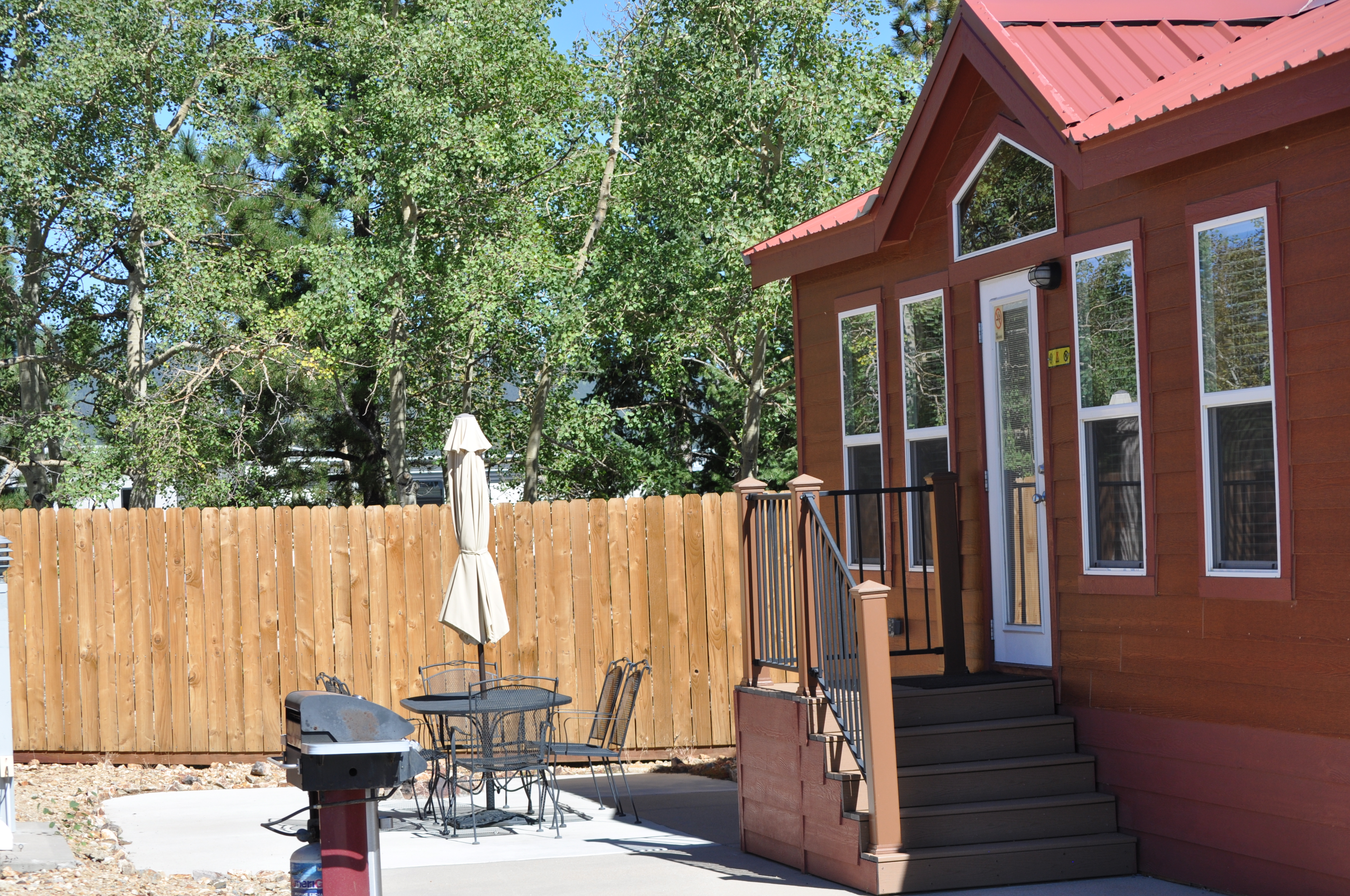 Deluxe Cabin Patio