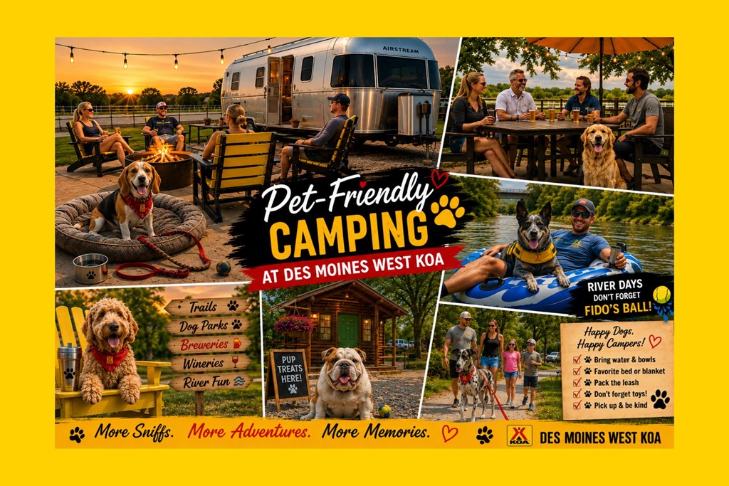 Pet-Friendly Camping Tips at Des Moines West KOA