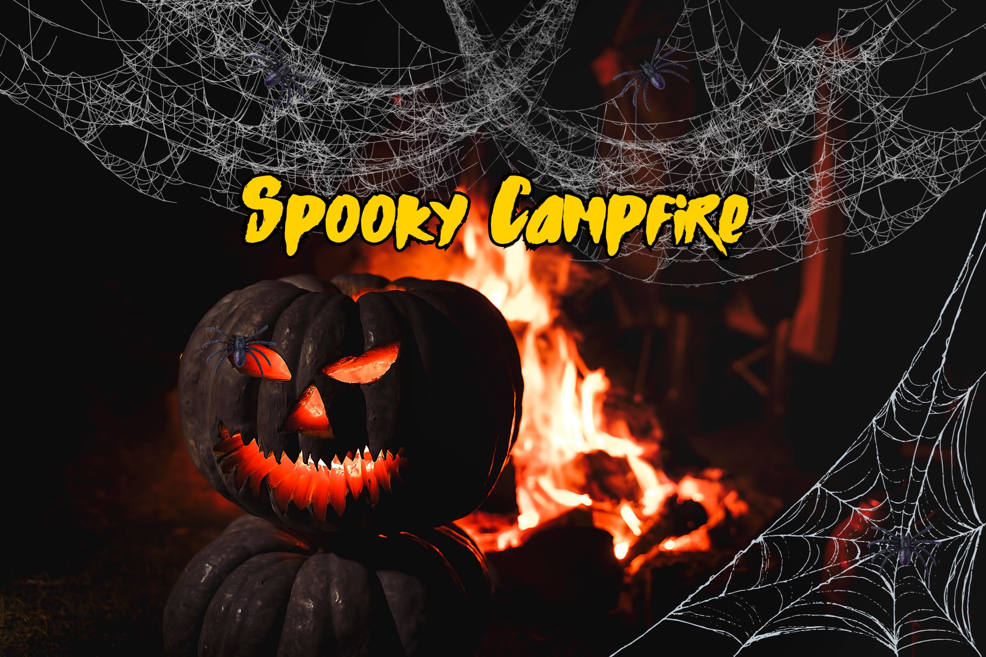 Spooky Campfire Photo