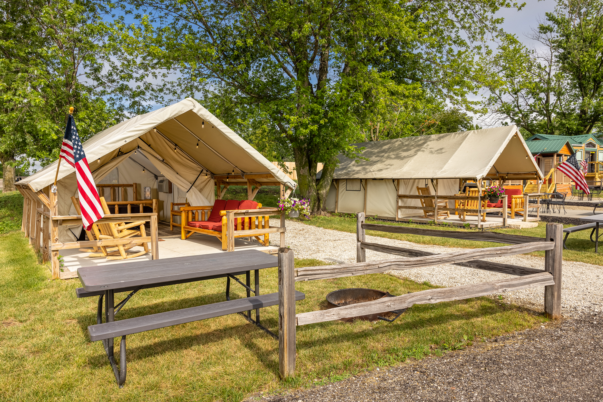 Luxurious camping in our Glamping Tents