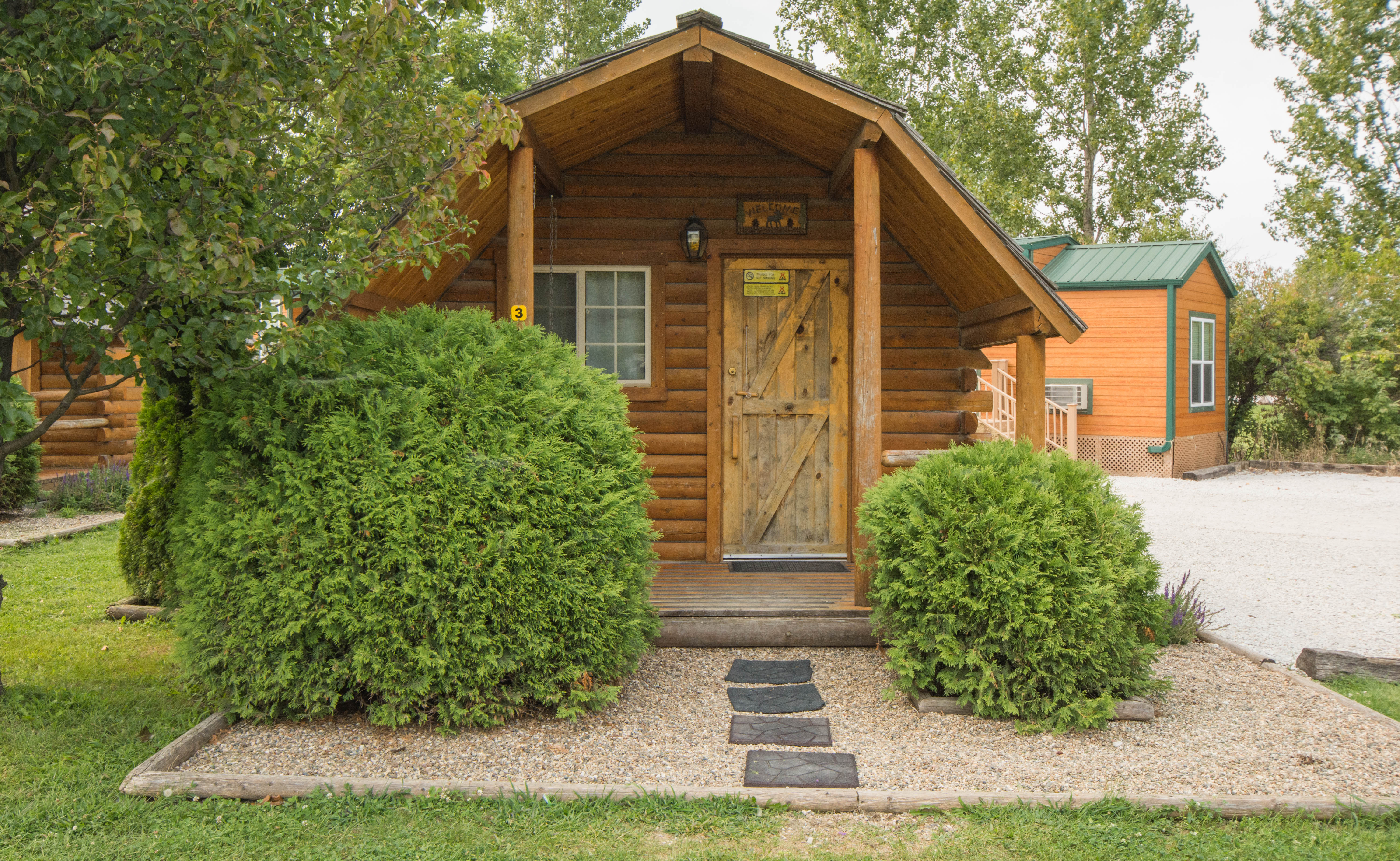 Rustic Camping Cabins K1-K4