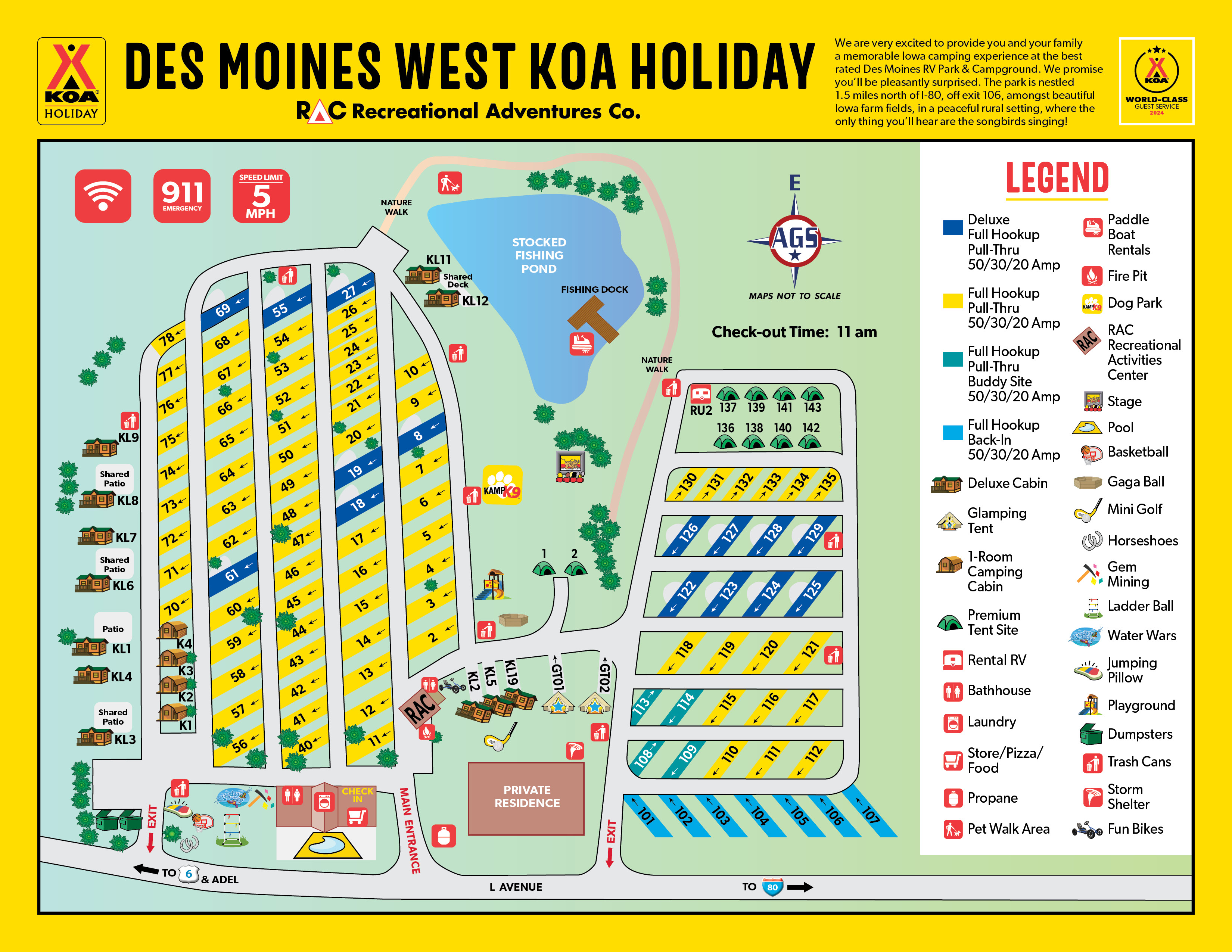 Campground Site Map