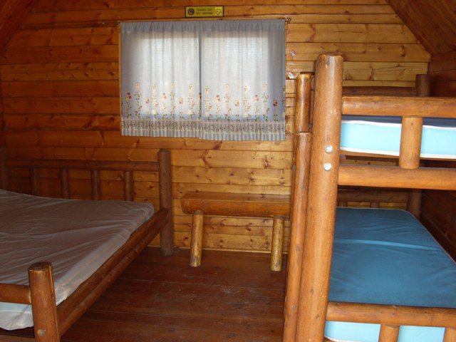 Inside Rustic Cabin