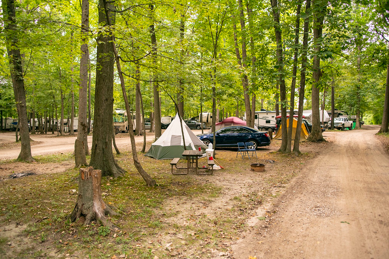 tent no hook up