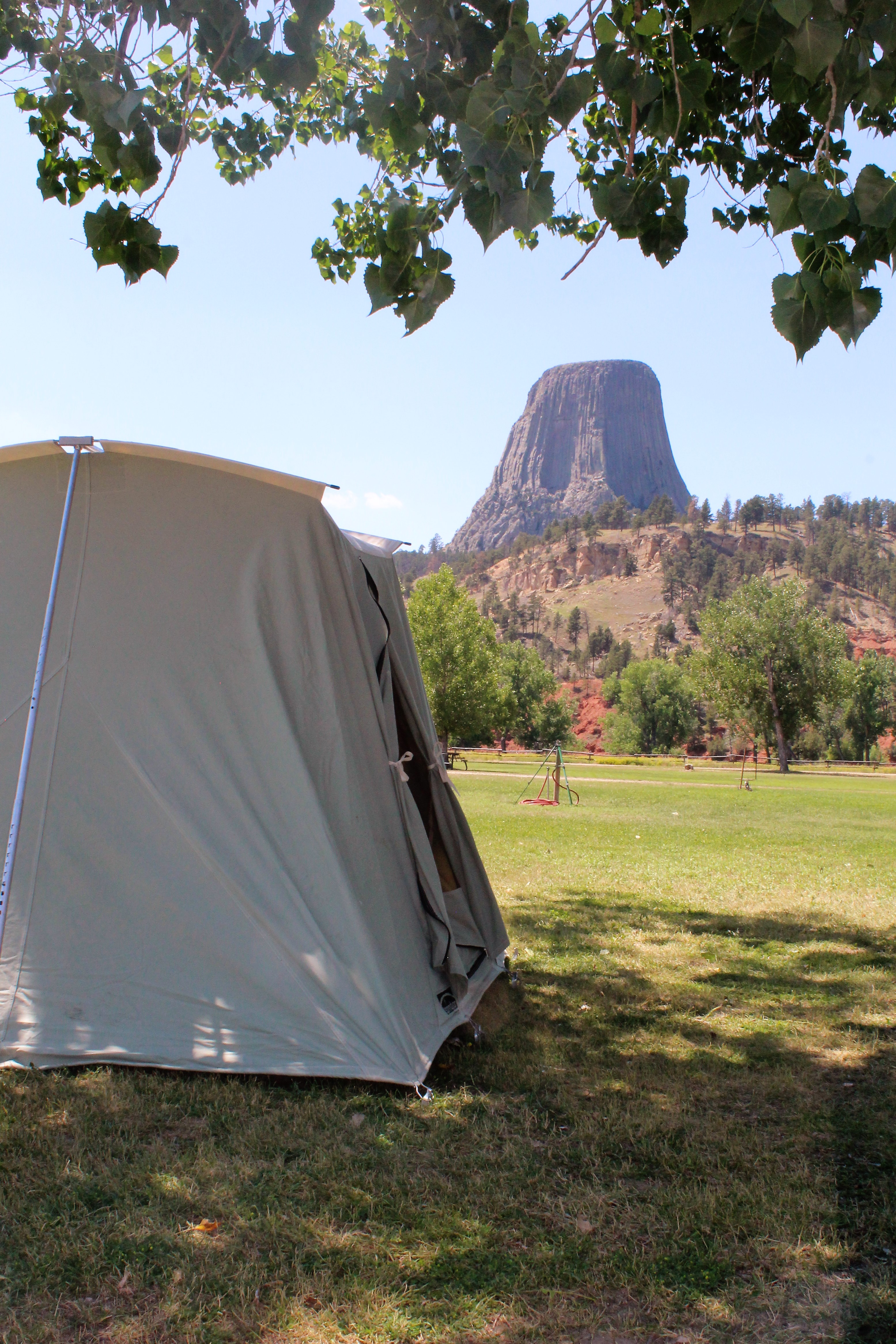 A Shady Tent Spot
