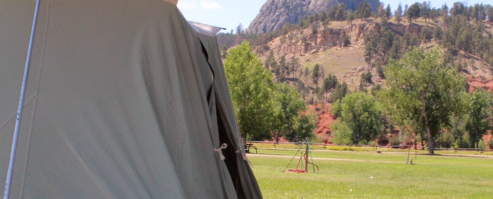 A Shady Tent Spot