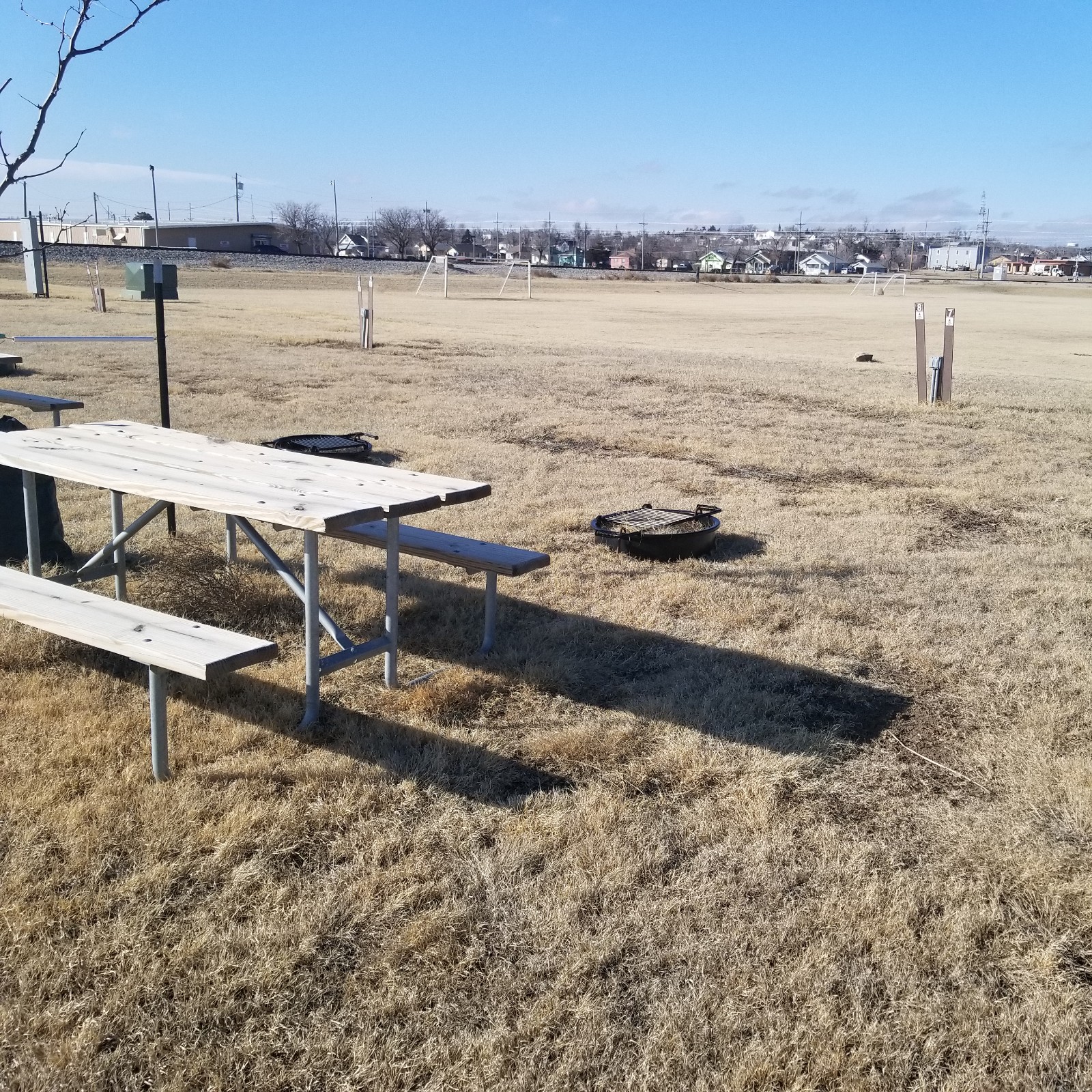 Tent site with electrcity