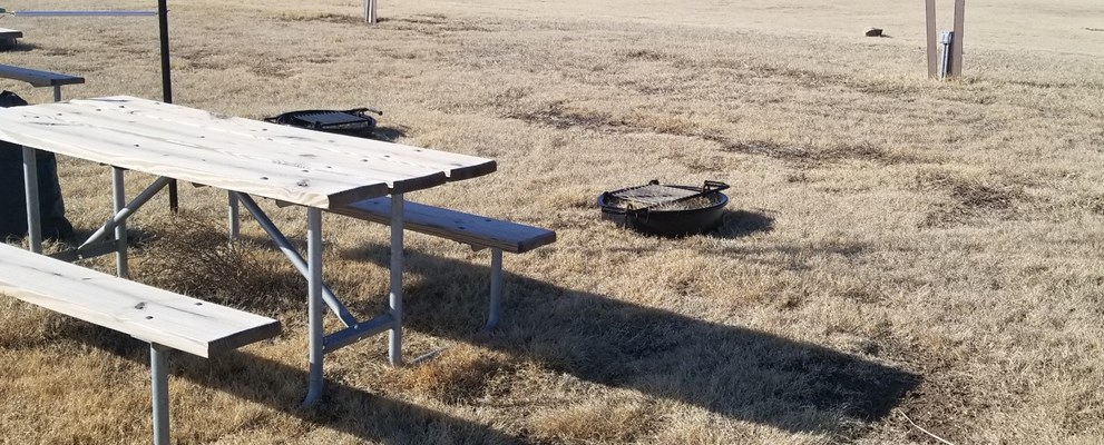 Tent site with electrcity