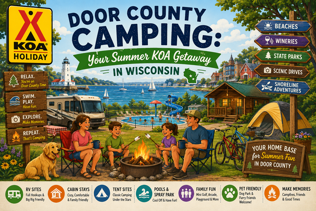 Door County Camping: Your Summer KOA Getaway in Wisconsin