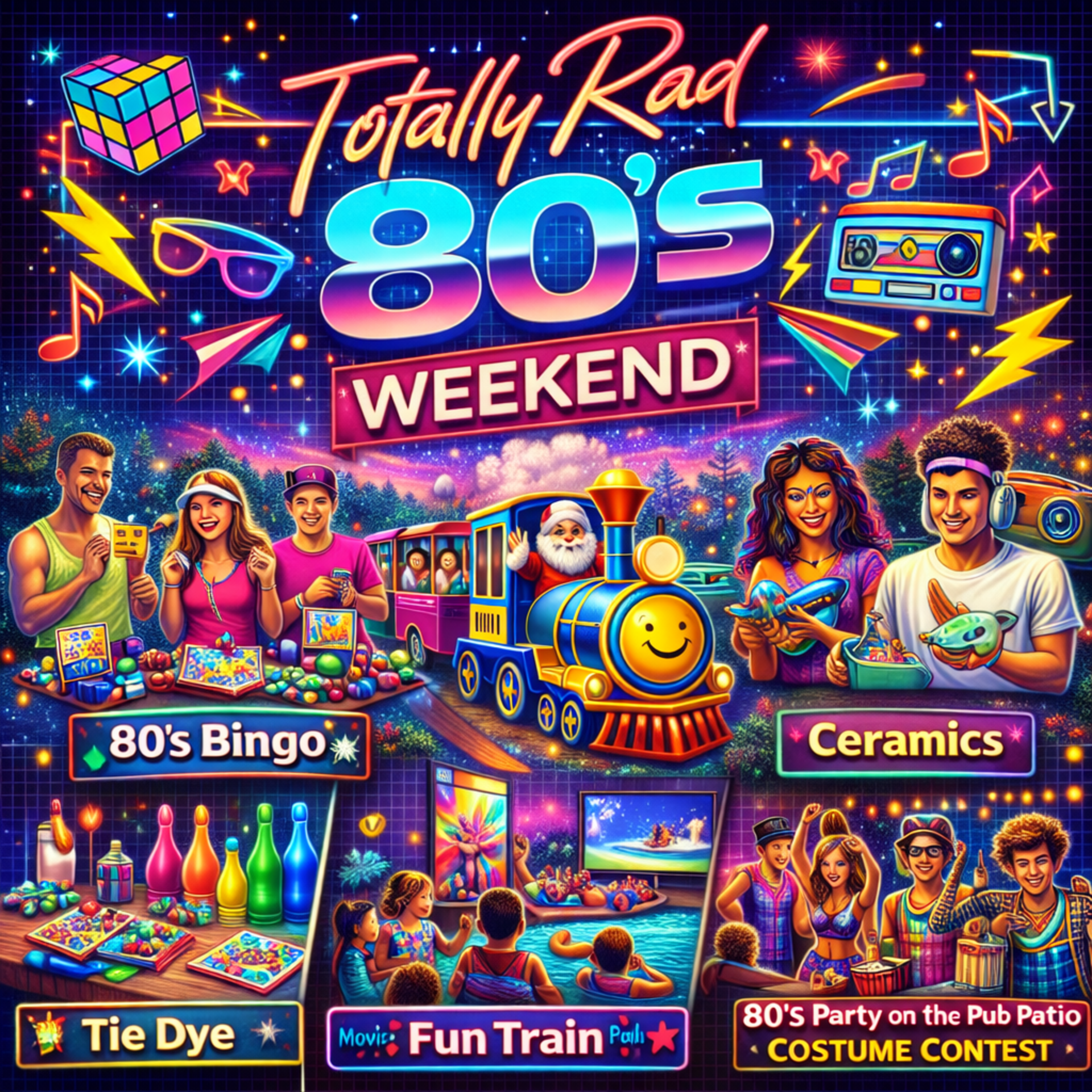 Totally Rad 80's Weekend Photo