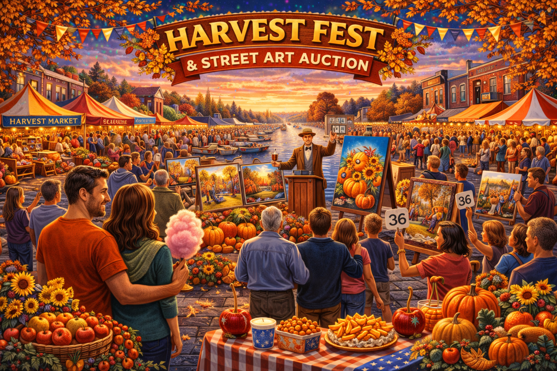Harvest Fest & Street Art Auction Photo