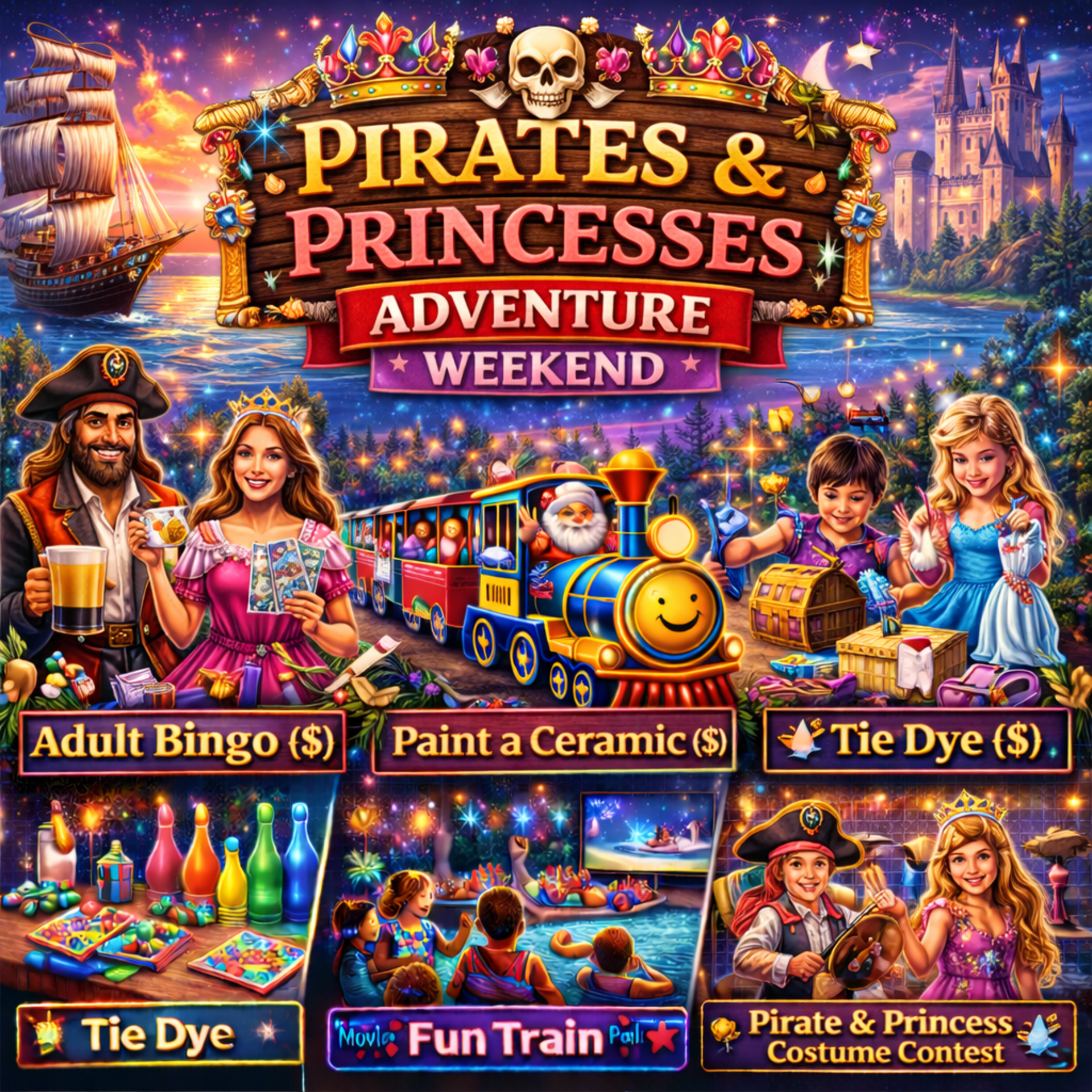 Pirates & Princesses Adventure Weekend Photo