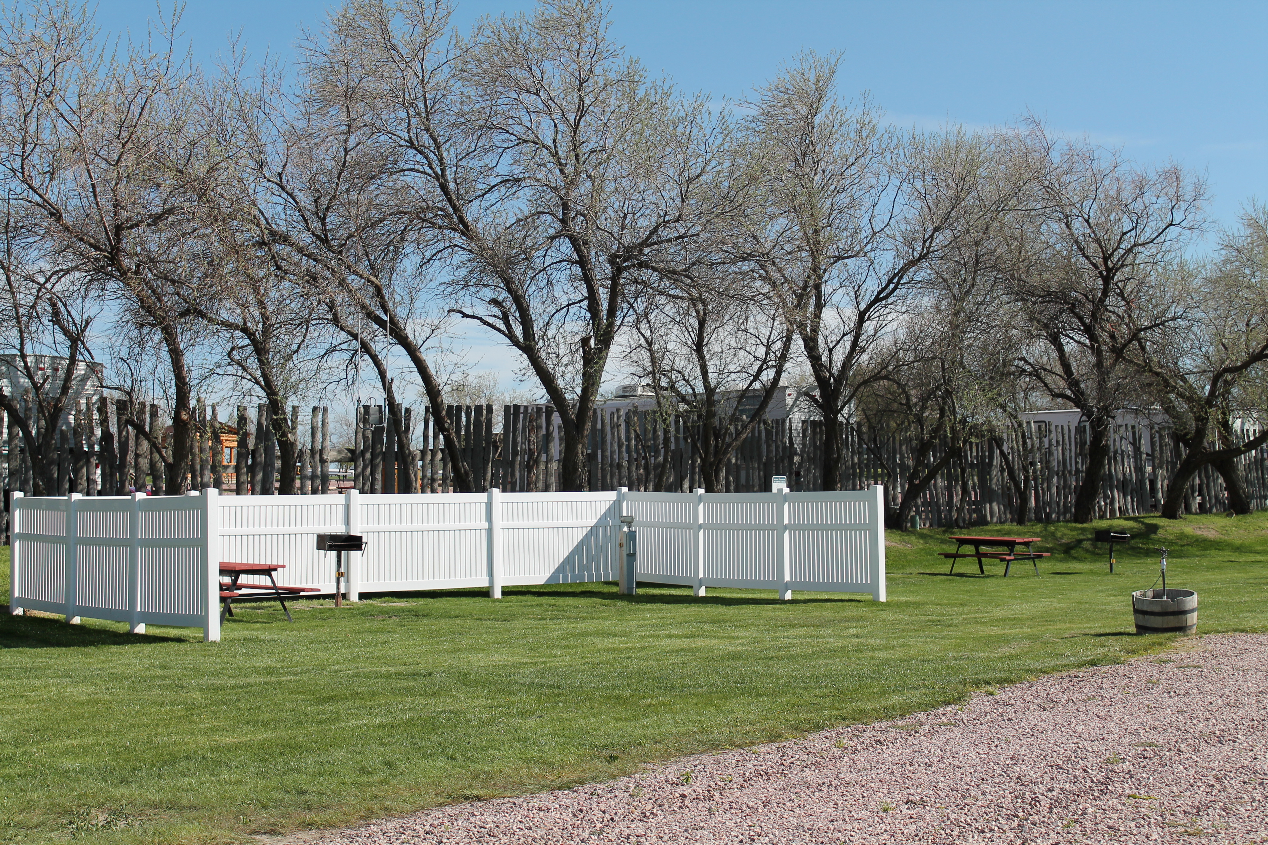 Our tent sites with electricity can accommodate those wanting simple but be able to charge a phone or a tent trailer wanting not all the hook ups.