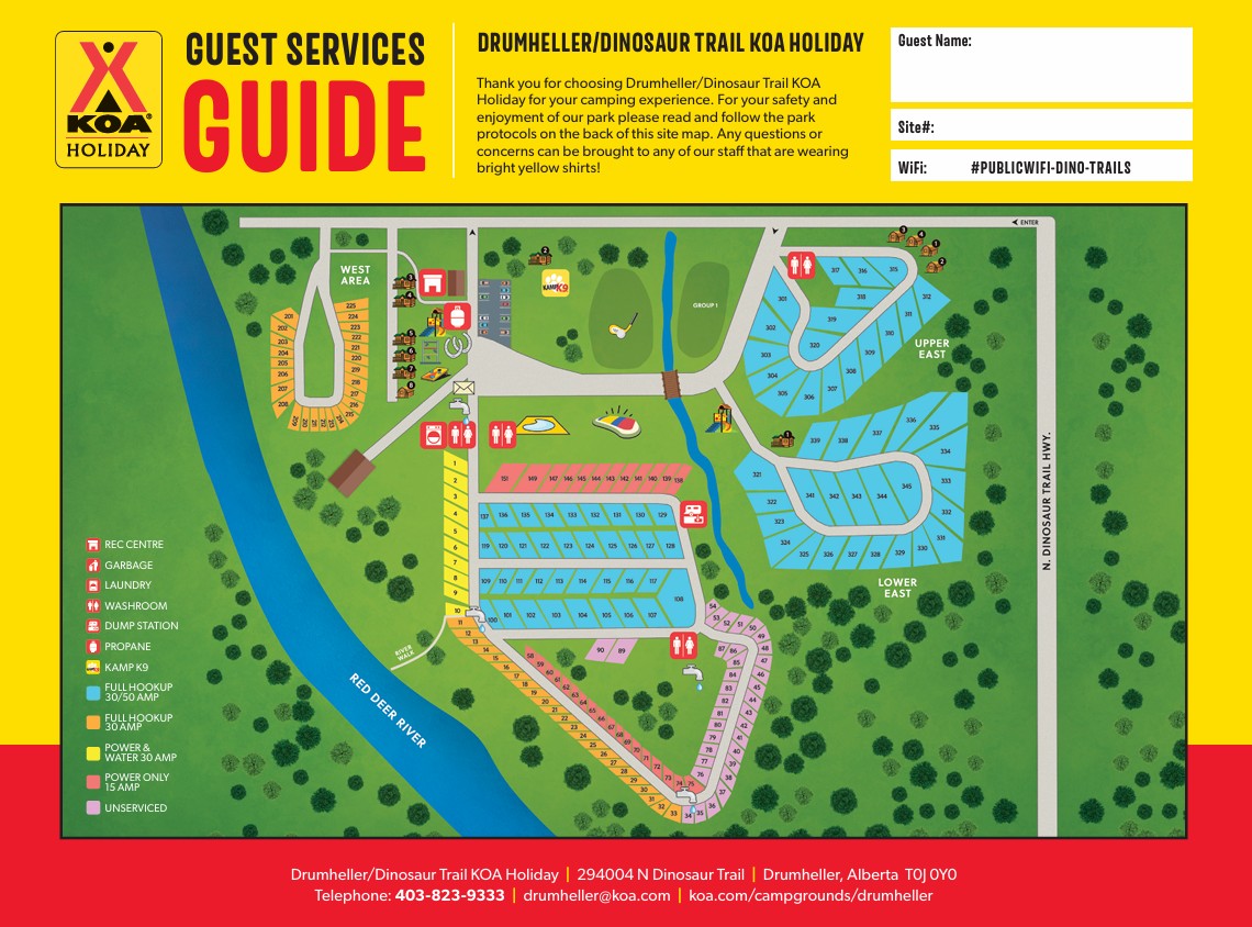 Campground Site Map