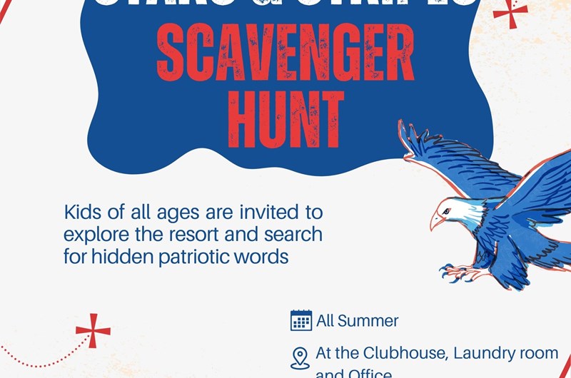 Stars & Stripes: Scavenger Hunt Photo