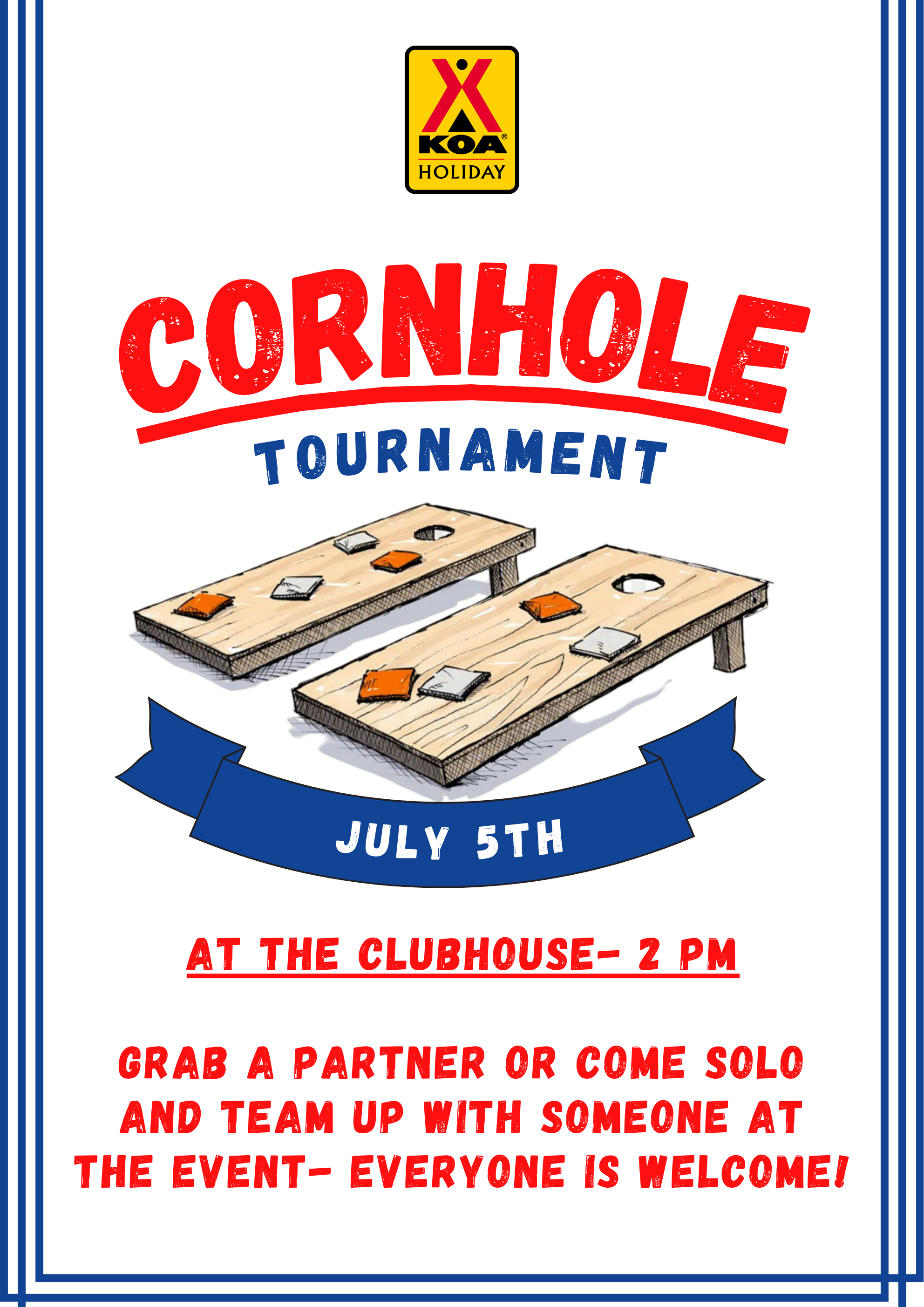 Cornhole Tournament Photo