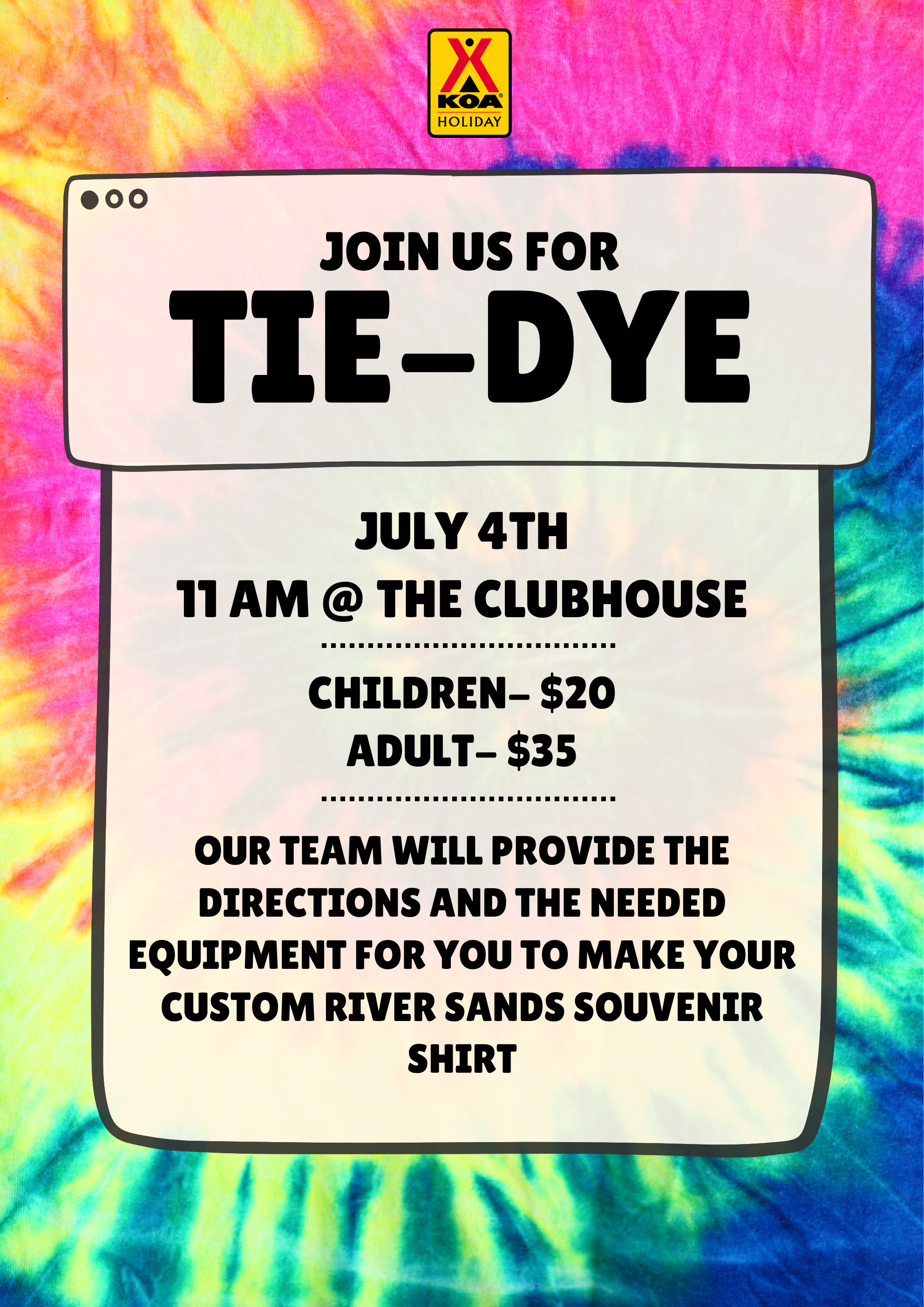 Tie Dye Photo