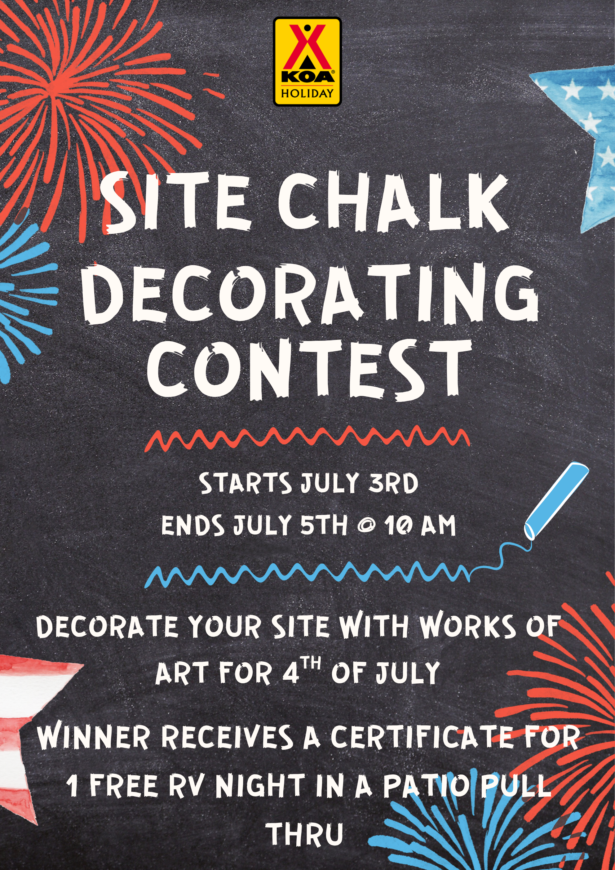 Site Chalk Decorating Photo