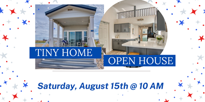 Tiny Homes for Sale Open House