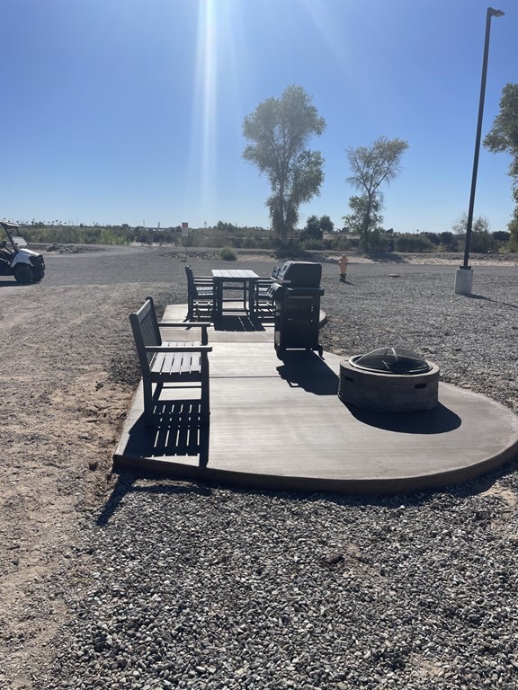 Patio Pull Thru Site