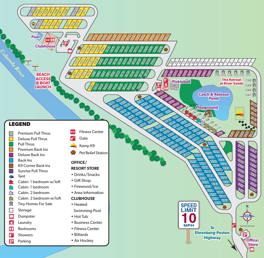 Campground Site Map