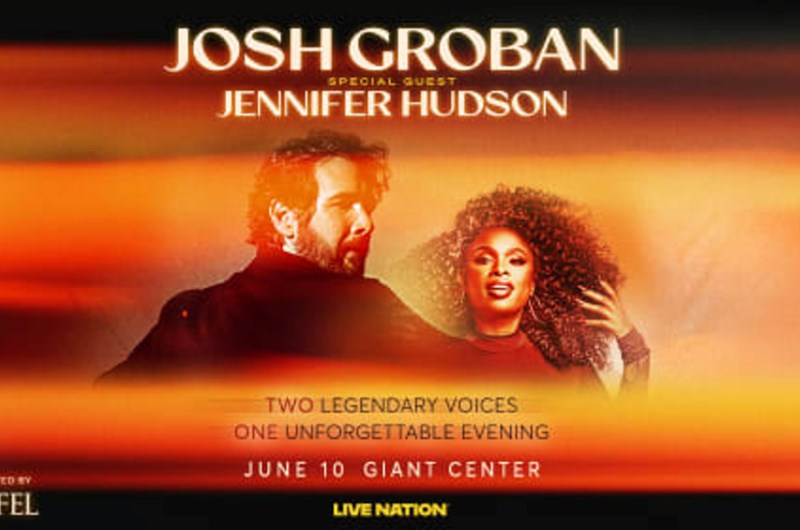 Josh Groban with Jennifer Hudson Photo