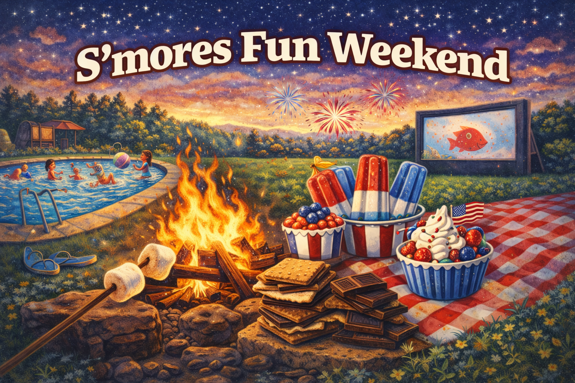 S'mores Fun Weekend Photo