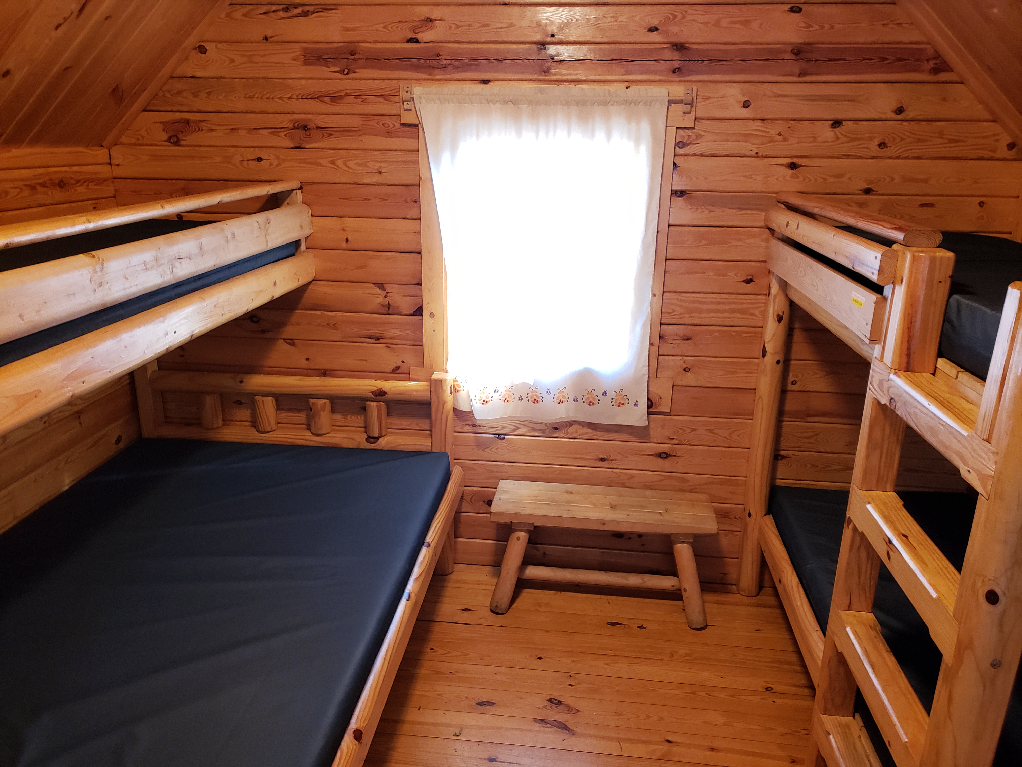 1 Room Log Cabin Plus, Interior (NO BATHROOM)