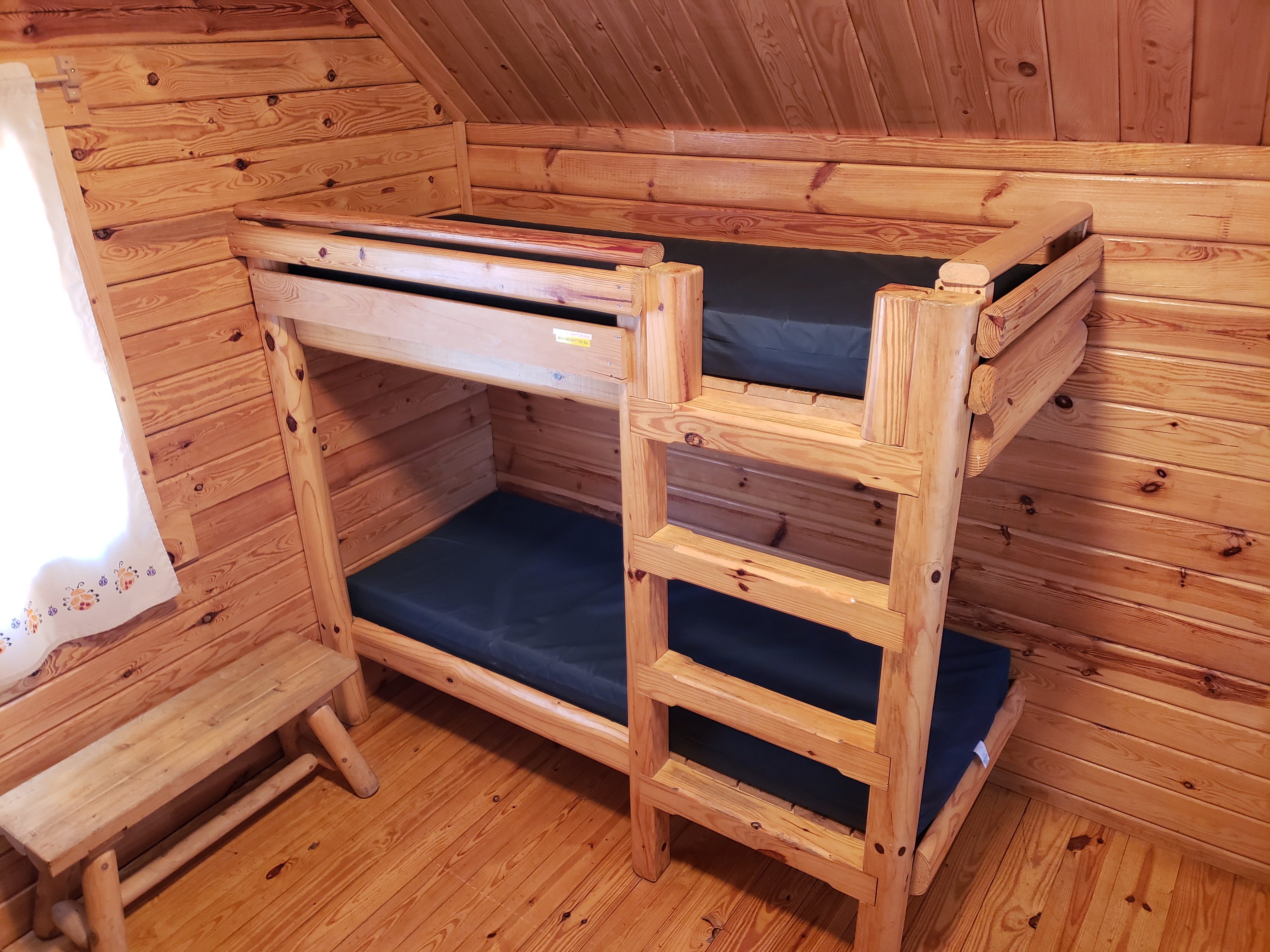 1 Room Log Cabin Plus, Interior (NO BATHROOM)