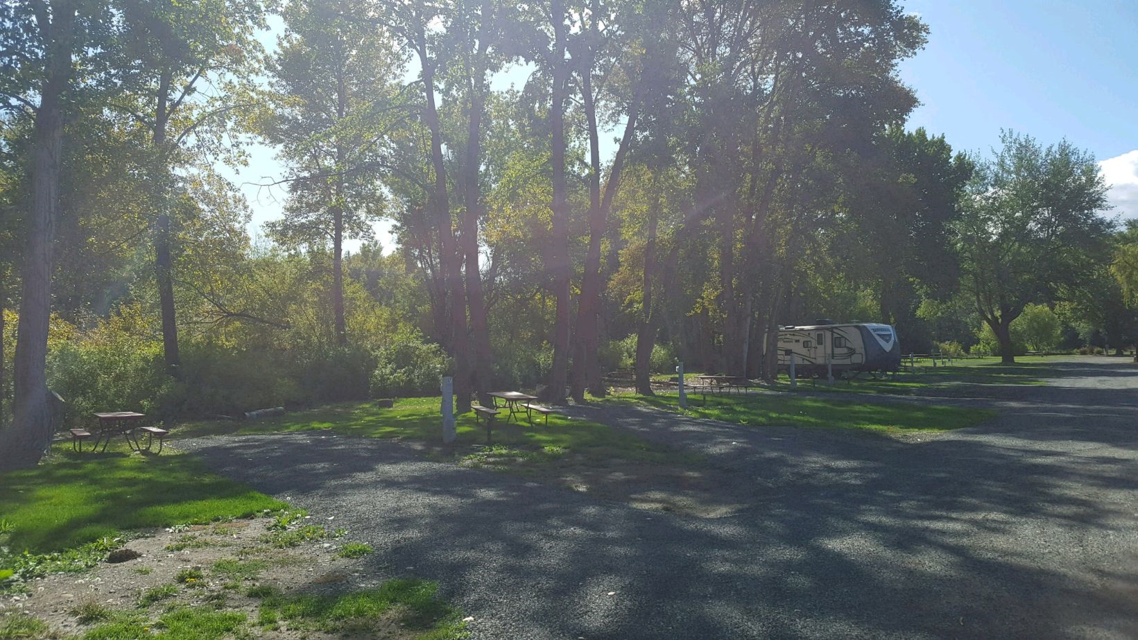 KOA WOODS RV SITE BACKIN 50 AND 30 AMP WATER ELECTRIC PIC 1