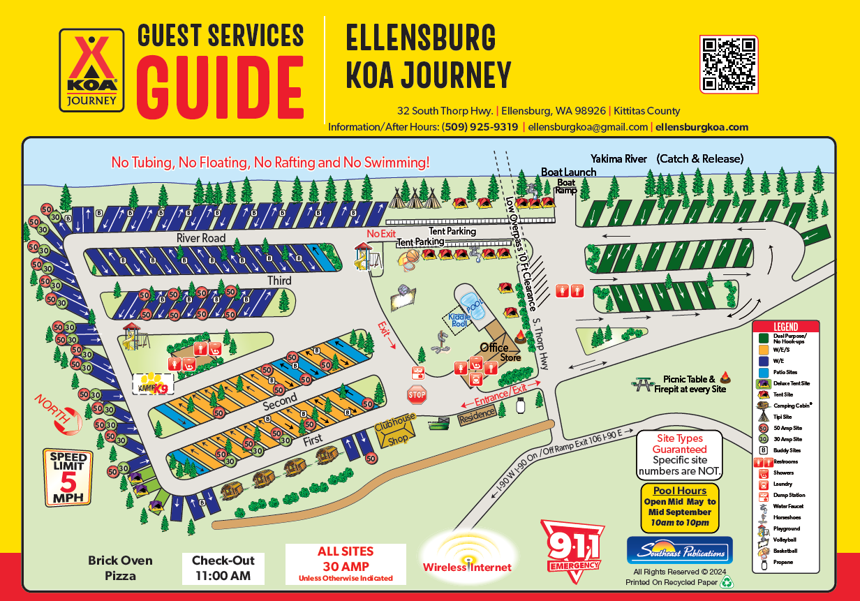 Campground Site Map