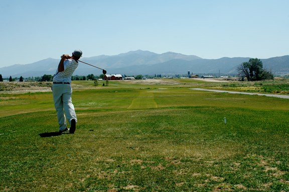 Golfing