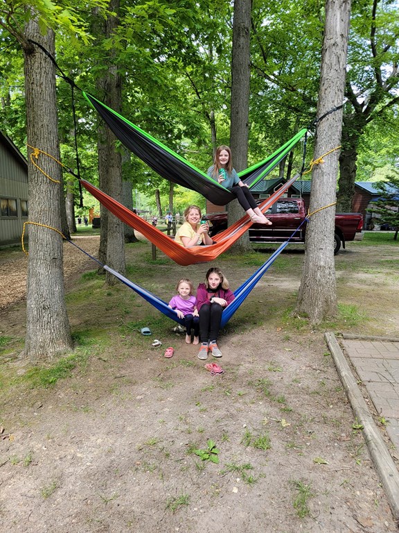 Camping in the Woods