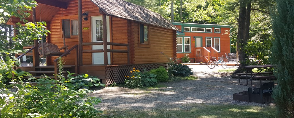 Deluxe Cabin, Full size bed, sleeps 4 (083)