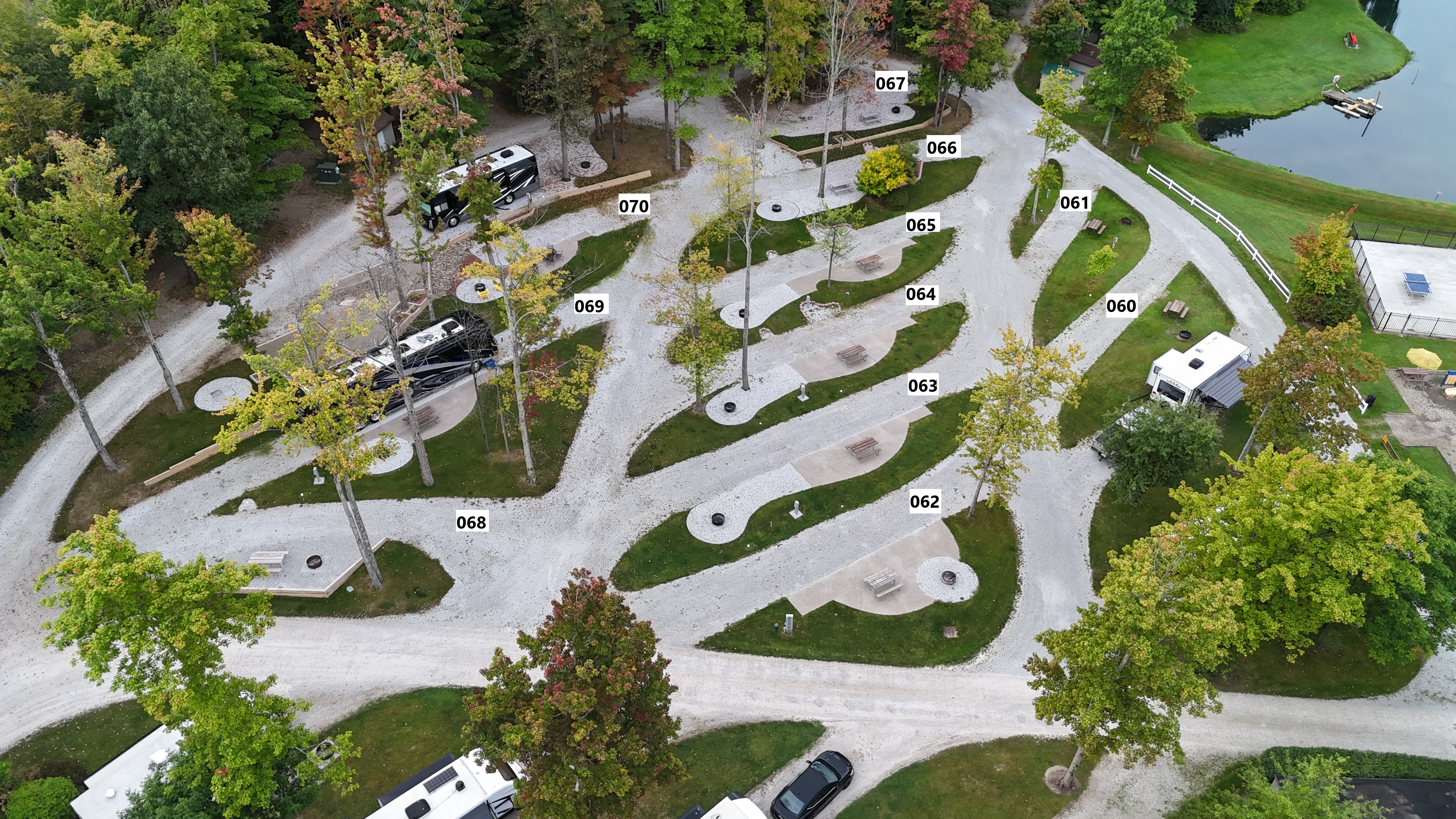 Overhead View of New Sites 2023